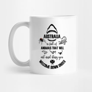 Australia's Animals That Will Bite And Sting You Mug